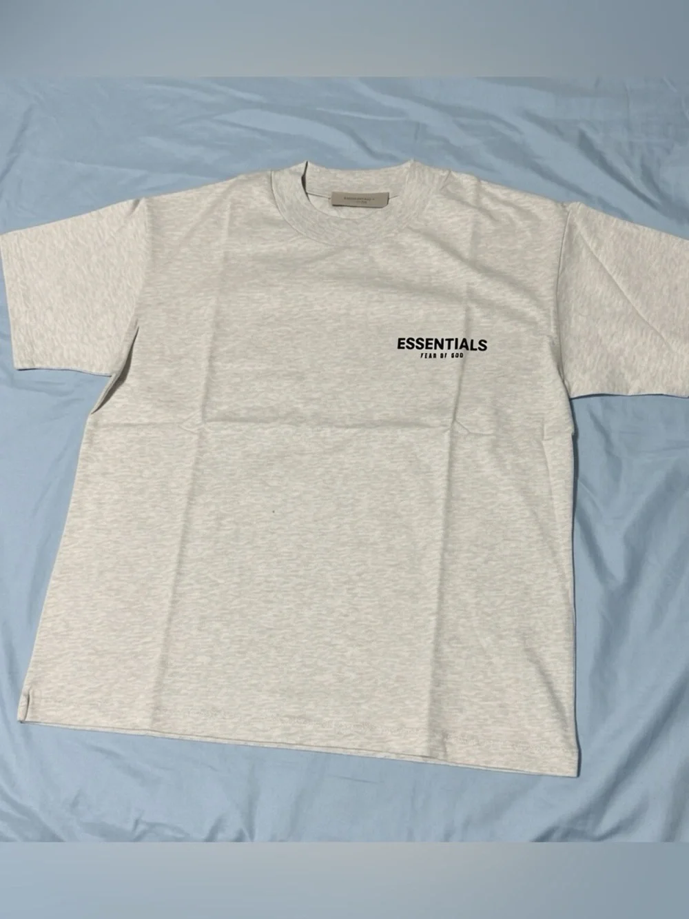 Essentials Men's Light Oatmeal T-Shirt